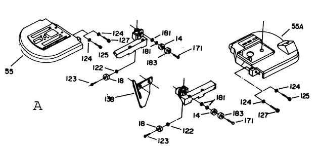 Fig-1 Diagram and Parts List for 725KM Type-1 Porter Cable Sander Grinder